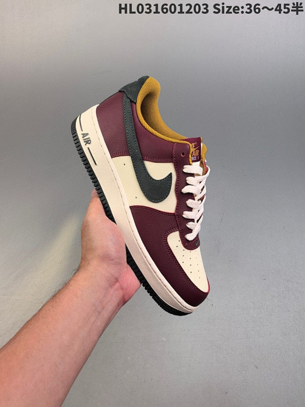AIR FORCE 1'07 Low Versatile Casual Sports Skateboard Shoe: HQ3612 113