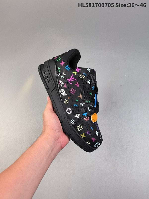 L---- Trainer Sneaker Low Casual Versatile Skateboard Shoe