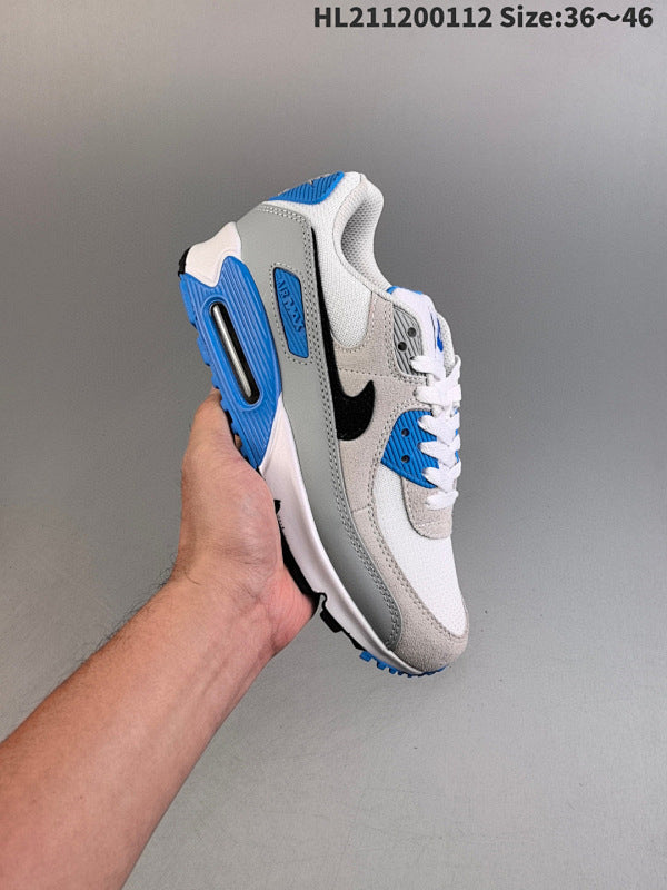 Air Max 90 Série Low Rétro Polyvalent Casual Sport :FB9658-001