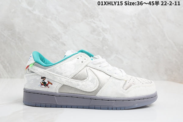 Wmns SB Dunk Low"Ice" Série Dunk Low Casual Sport Chaussure Skateboard