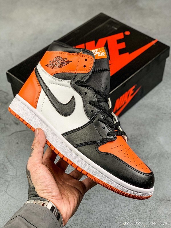 Air Jordan 1 Mid 1AJ1 High Series Casual Versatile Skateboard Shoe Air Sole