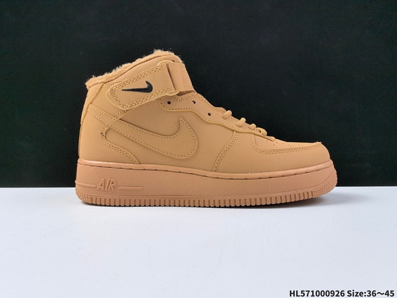 fleece-lined AIR FORCE 1'07 High Versatile Casual Sport Skateboard Shoe