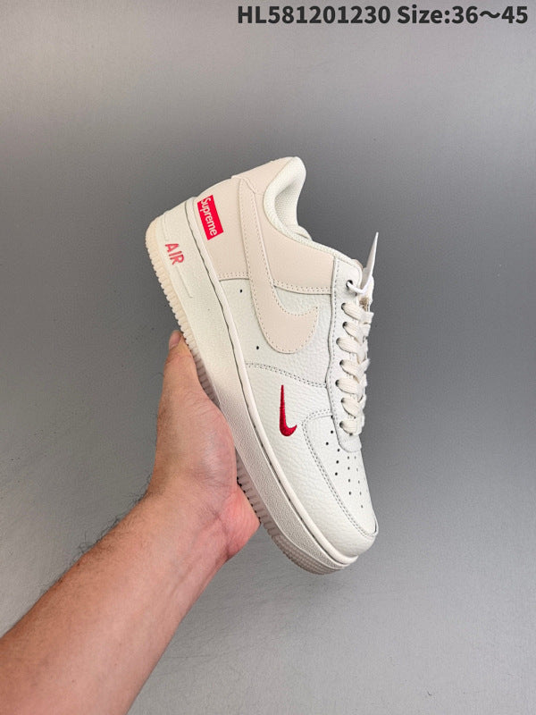 Air Force 1 '07 Low Versatile Casual Sport Skateboard Shoe Supreme