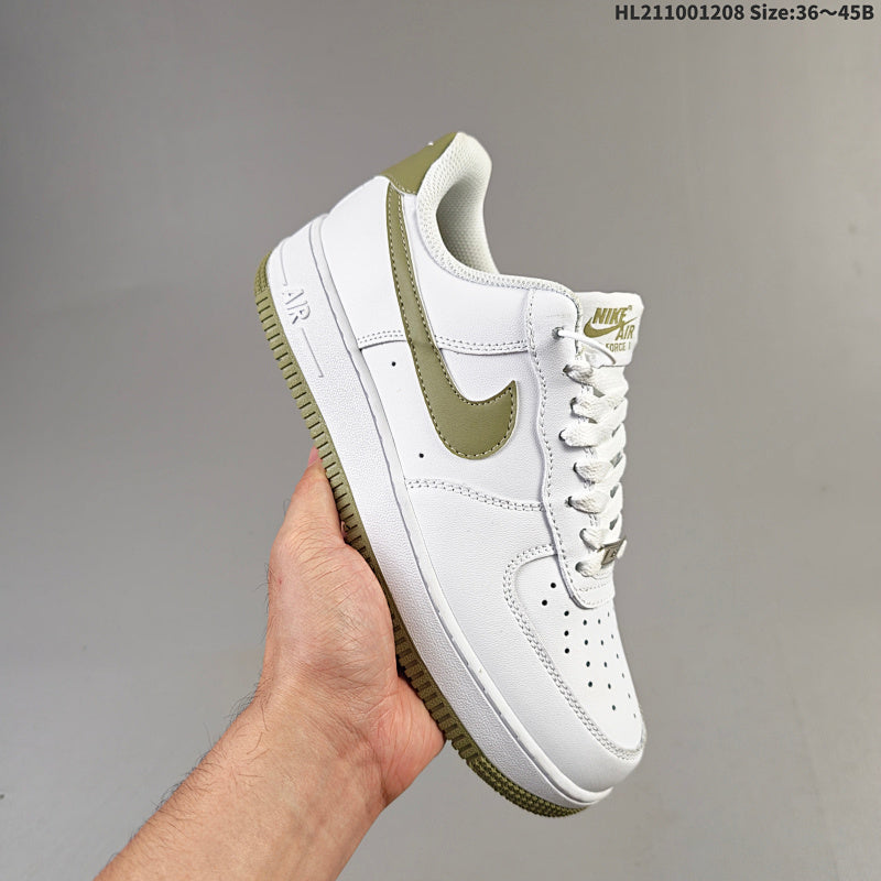 AIR FORCE 1'07 Low Versatile Casual Sport Skateboard Shoe: FJ4146-110