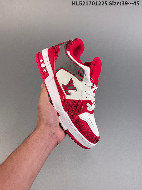 L--- Trainer Sneaker Low Casual Versatile Skateboard Shoe