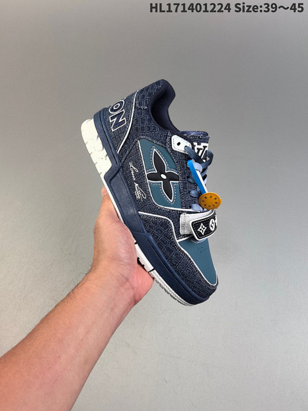 L--- Trainer Sneaker Low Casual Versatile Skateboard Shoe