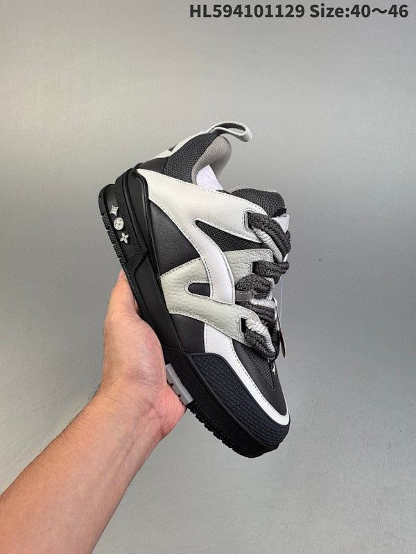 L--- Trainer Sneaker Low Casual Sport Versatile Skateboard Shoe