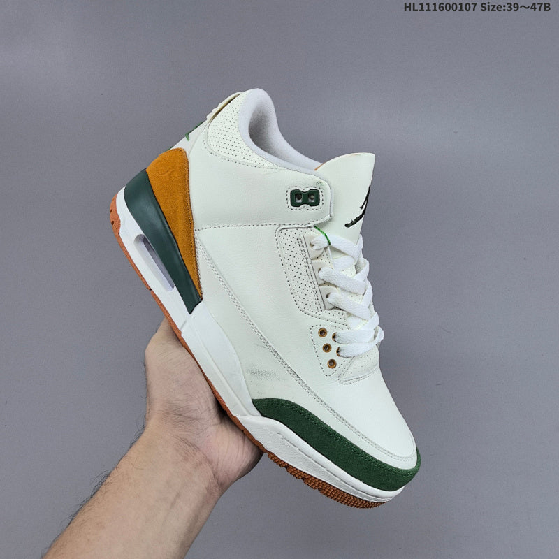 Air Jordan 3 Retro · AJ3 Mid Retro Casual Sports Basketball Shoe: IF4491-100