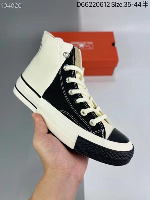 Série ‼ Restructured Chuck 1970 High “White” High Casual Sport Skateboard Shoe “ ” PU