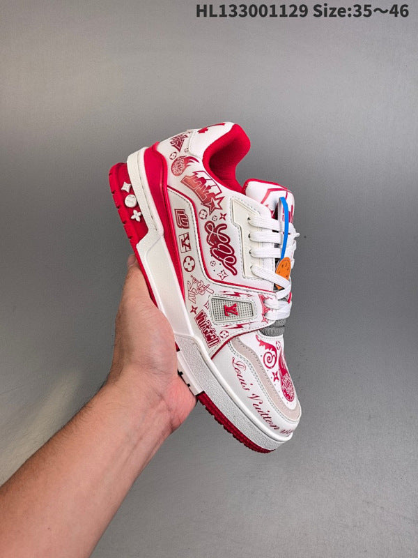 L-- Trainer Sneaker Low Casual Sport Polyvalent Chaussure Skateboard