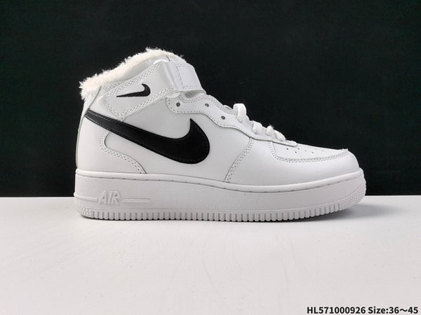 fleece-lined AIR FORCE 1'07 High Versatile Casual Sport Skateboard Shoe
