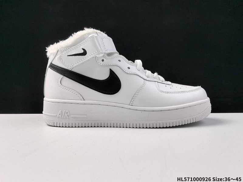 fleece-lined AIR FORCE 1'07 High Versatile Casual Sport Skateboard Shoe