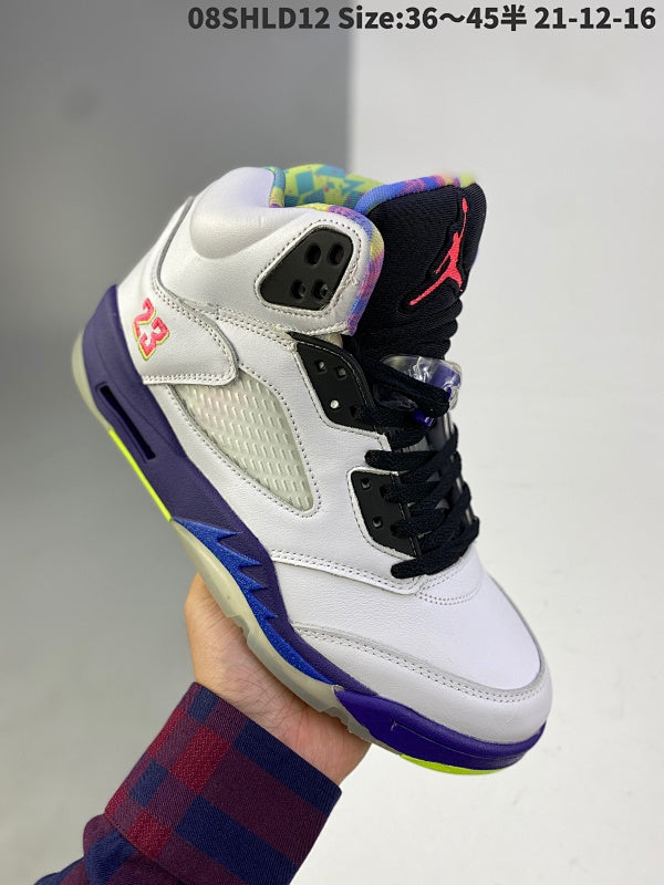 Air Jordan 5 Retro"Alternate Bel-Airk" AJ5 Mid Rétro Casual Chaussure Basketball