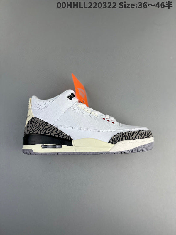 Air Jordan 3 Retro AJ3 3 aj3 3 Classique 36-46