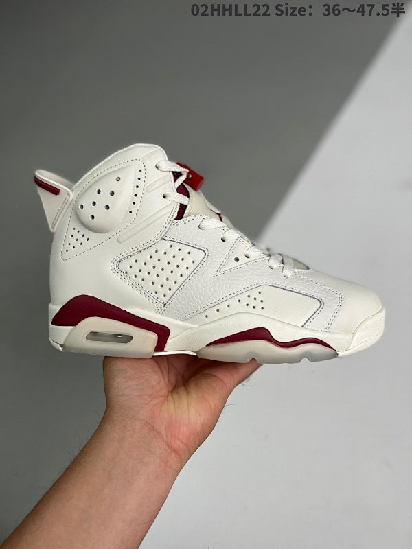 Air Jordan 6 Retro "Maroon" High AJ6 6 aj6 6 36-47.5 384664-116