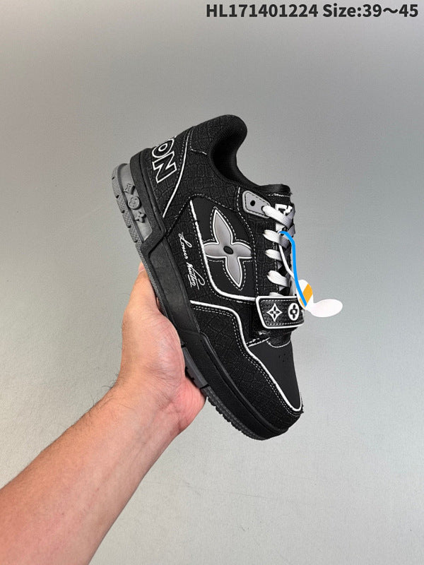 L--- Trainer Sneaker Low Casual Versatile Skateboard Shoe
